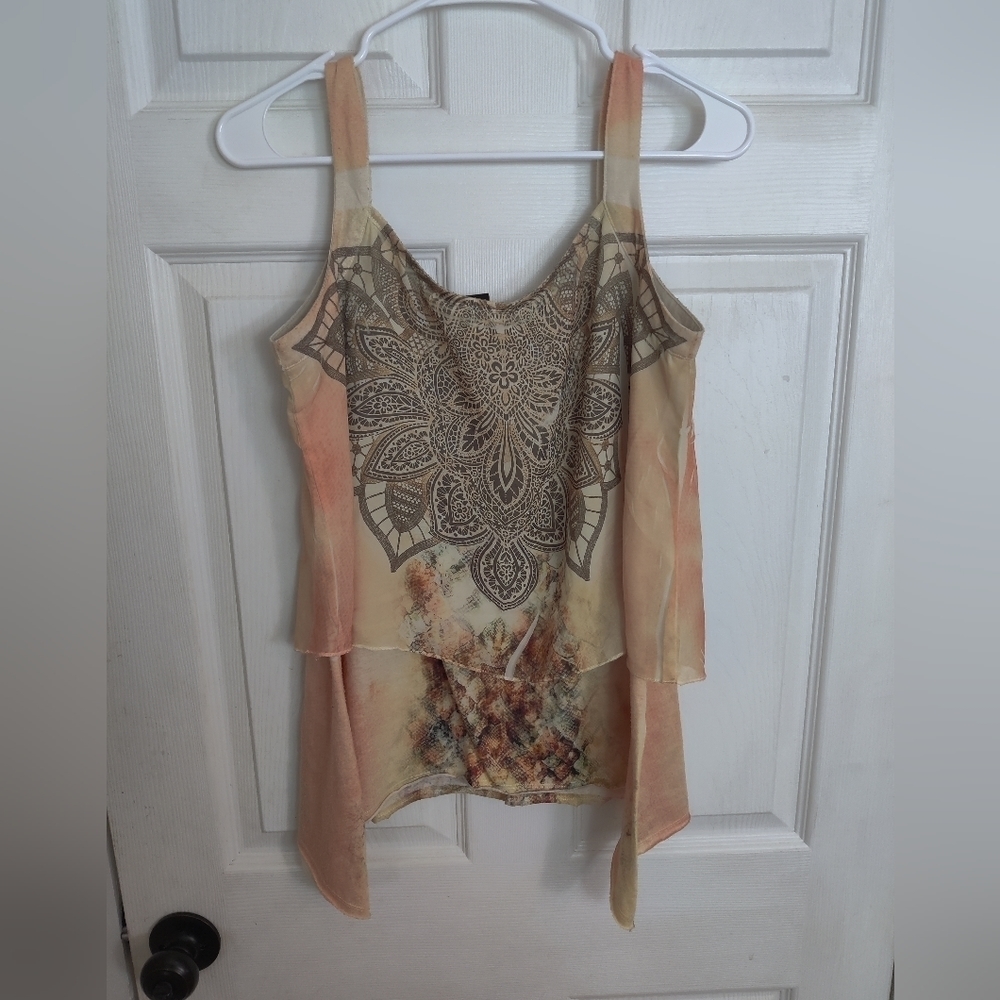 New Directions Size Medium Embellished Tank